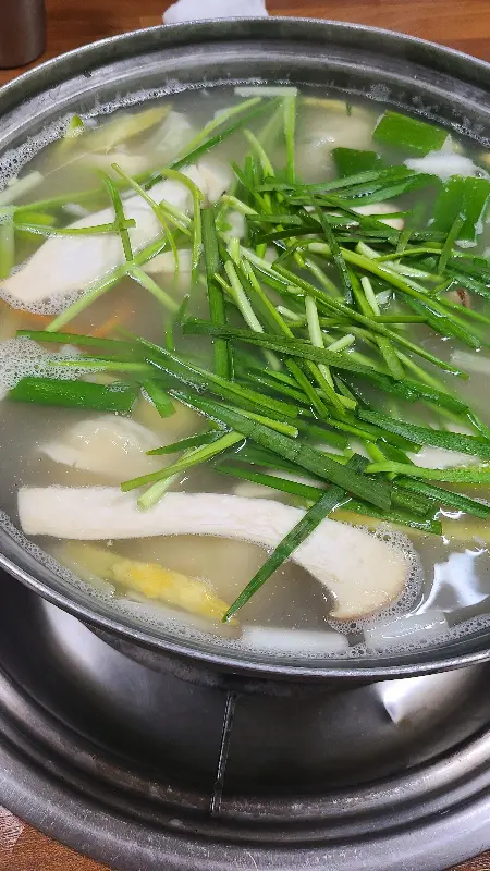 칼국수 클로즈업