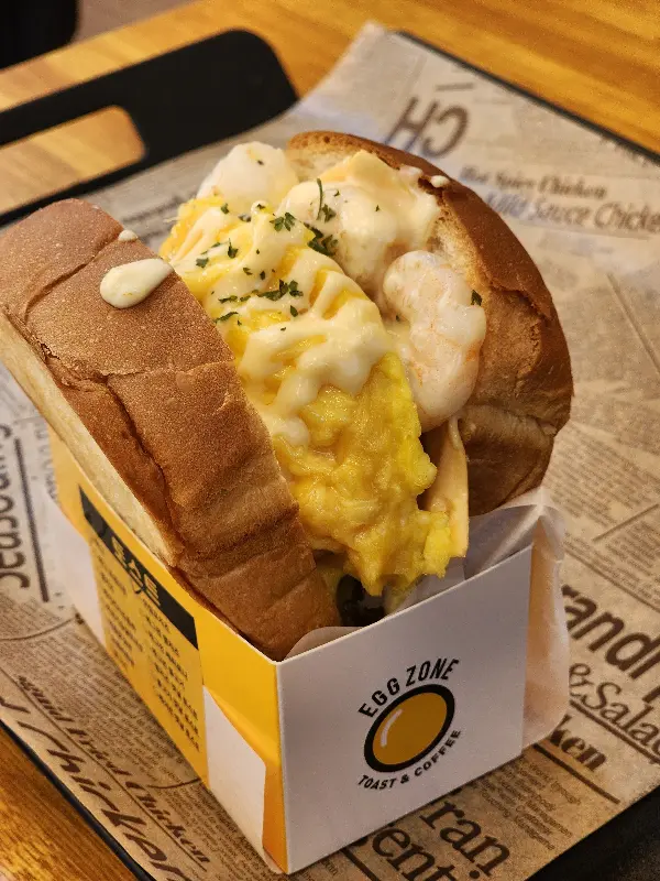 에그존 쉬림프 토스트