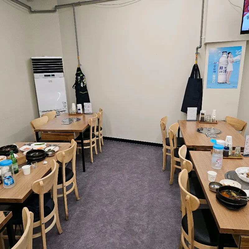 감자탕 항공샷