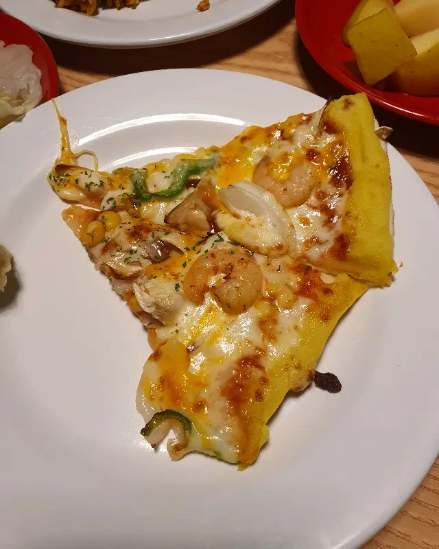 쉬림프 포테이토 피자