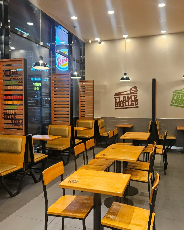 버거킹 망우점 매장 내부