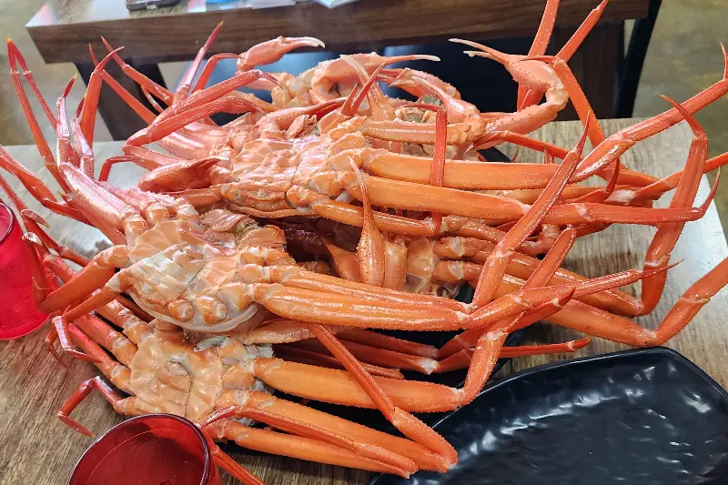 푸짐한 홍게 한 상