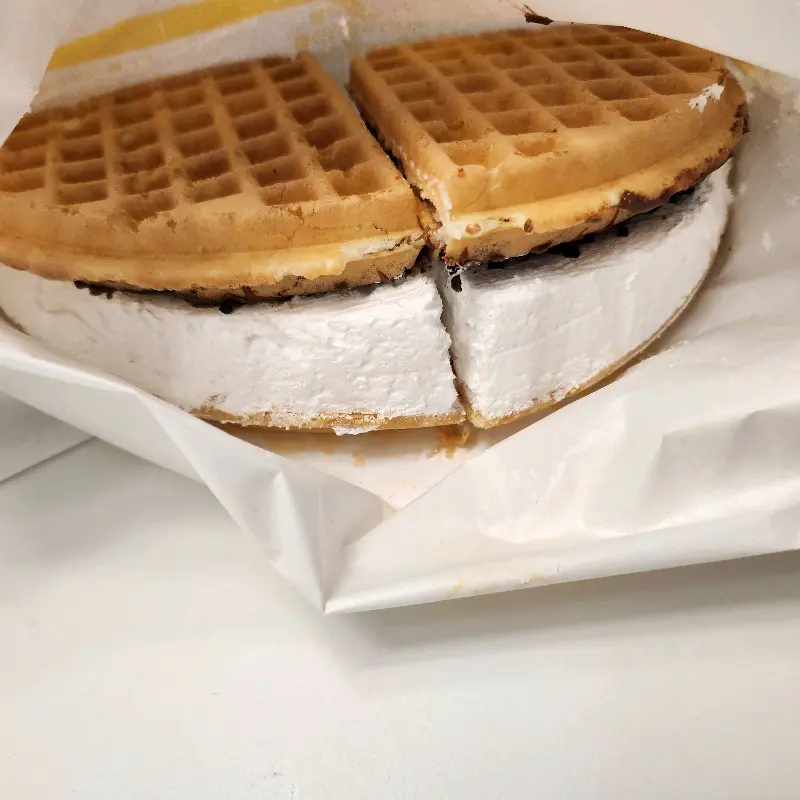 아이스크림 와플 포장