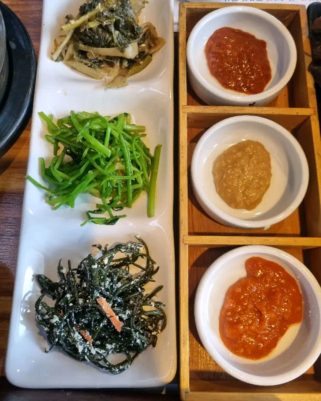 푸짐한 쌈 채소