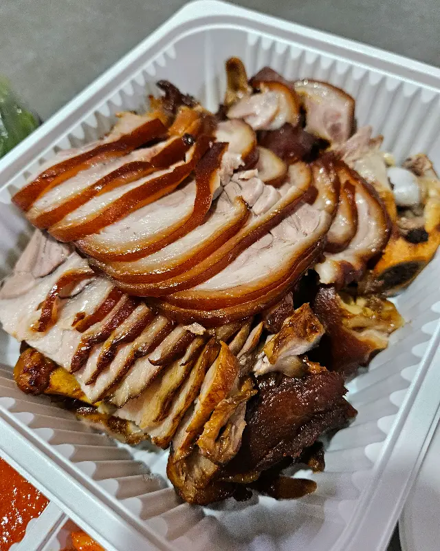 포장된 족발의 모습