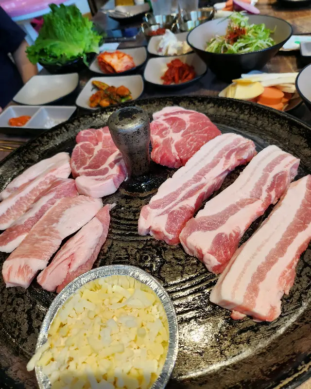 다양한 쌈 조합