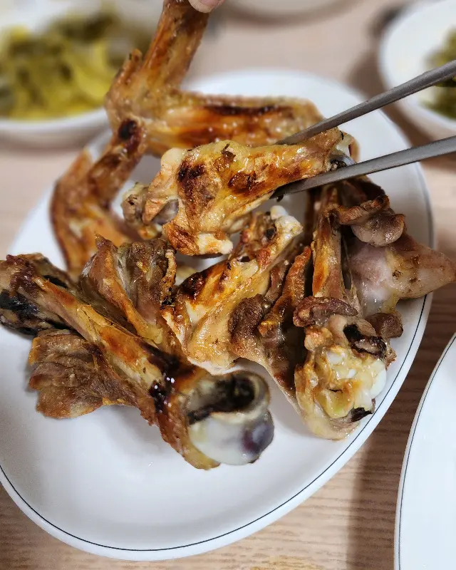 잘 구워진 닭구이