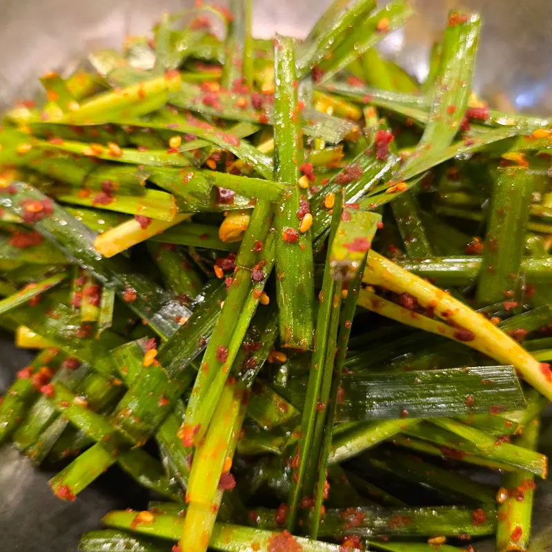 곱창과 환상 궁합, 부추무침