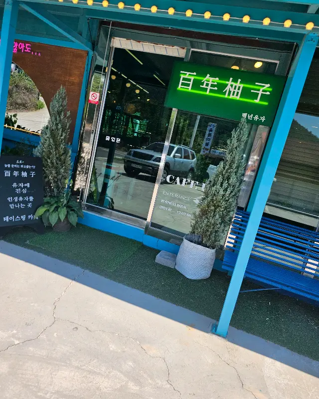 선물 포장된 유자청 세트