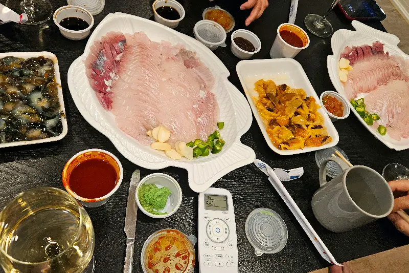 다채로운 해산물 요리