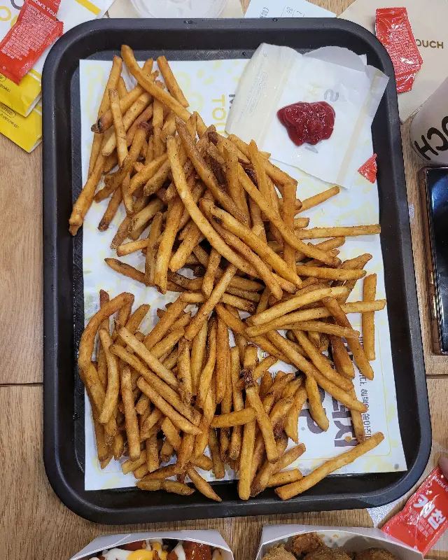 맘스터치 케이준 양념감자의 위엄