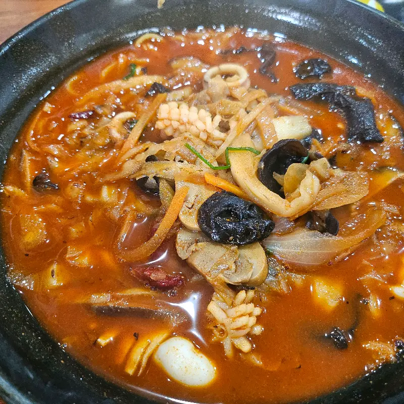 해물짬뽕 근접샷