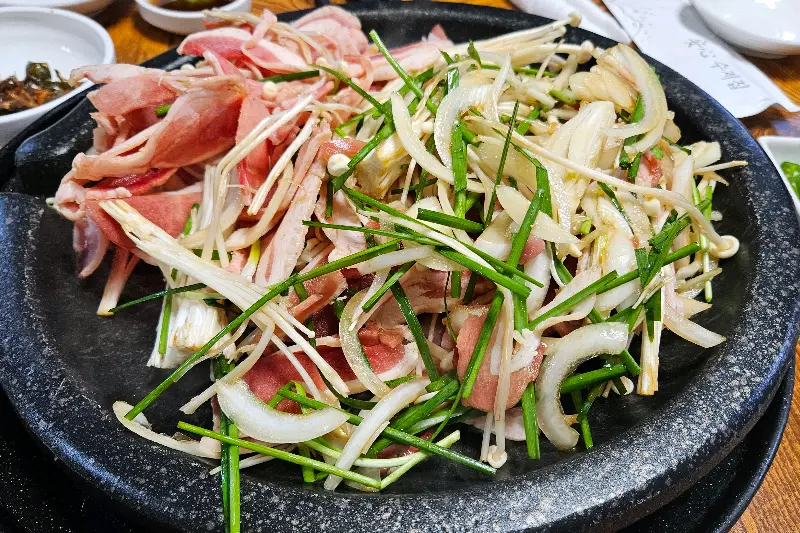 오리불고기 재료