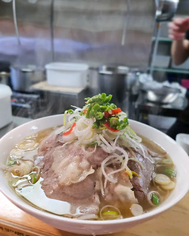 차돌박이 쌀국수