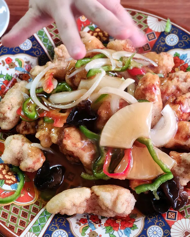 겉은 바삭하고 속은 쫀득한 미니 탕수육