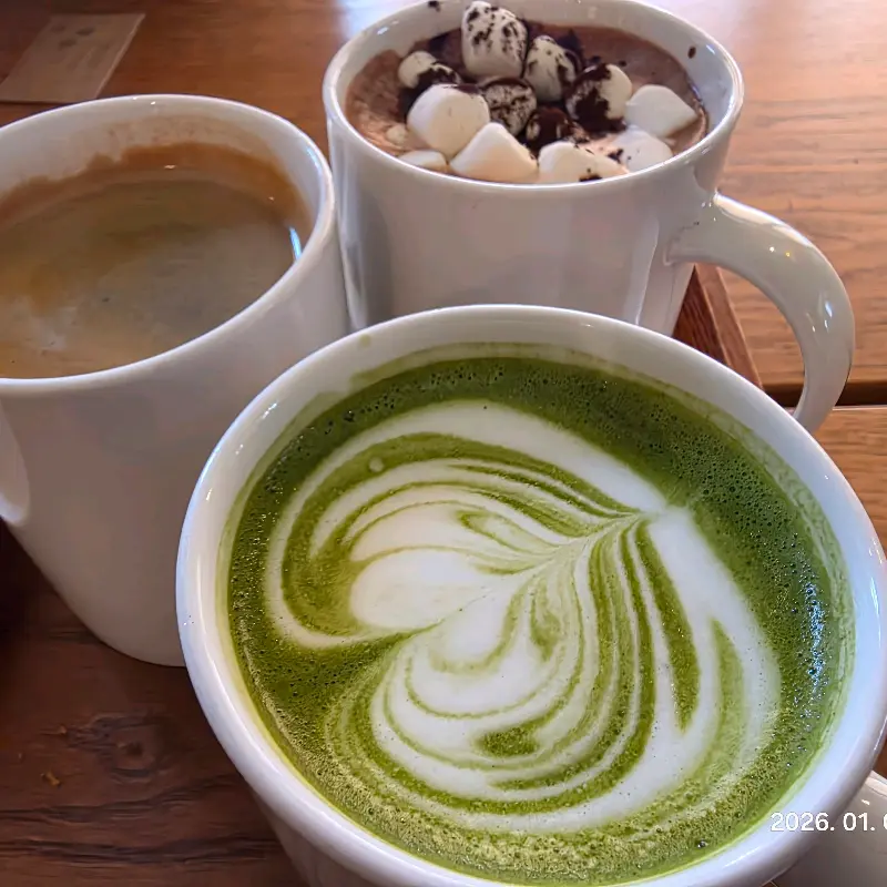 다양한 음료 메뉴