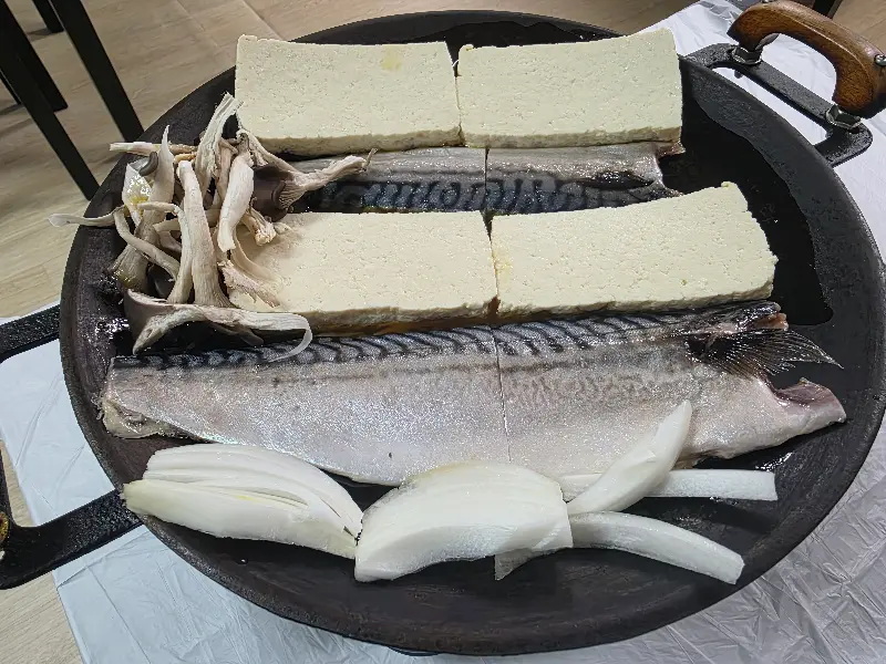 고등어 두부구이