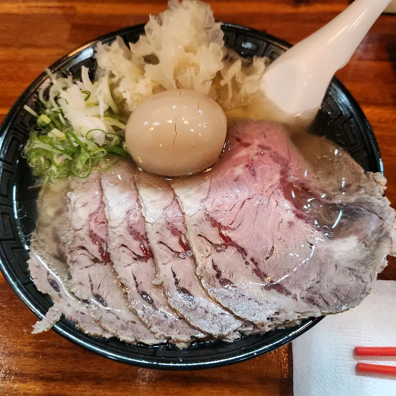 차슈 추가된 라멘