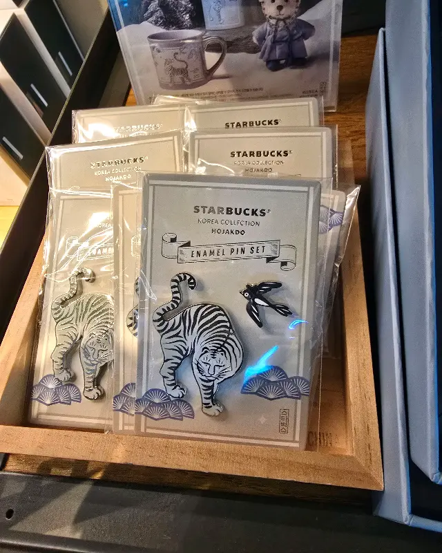 호작도 에나멜 핀 세트
