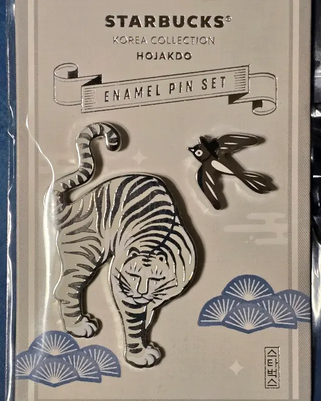 호작도 에나멜 핀 세트 상세컷