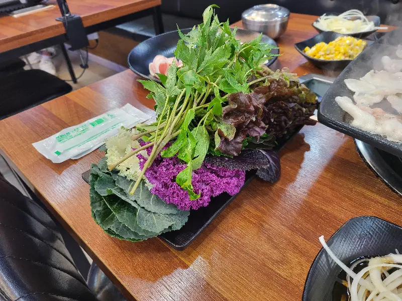 싱싱한 쌈 채소