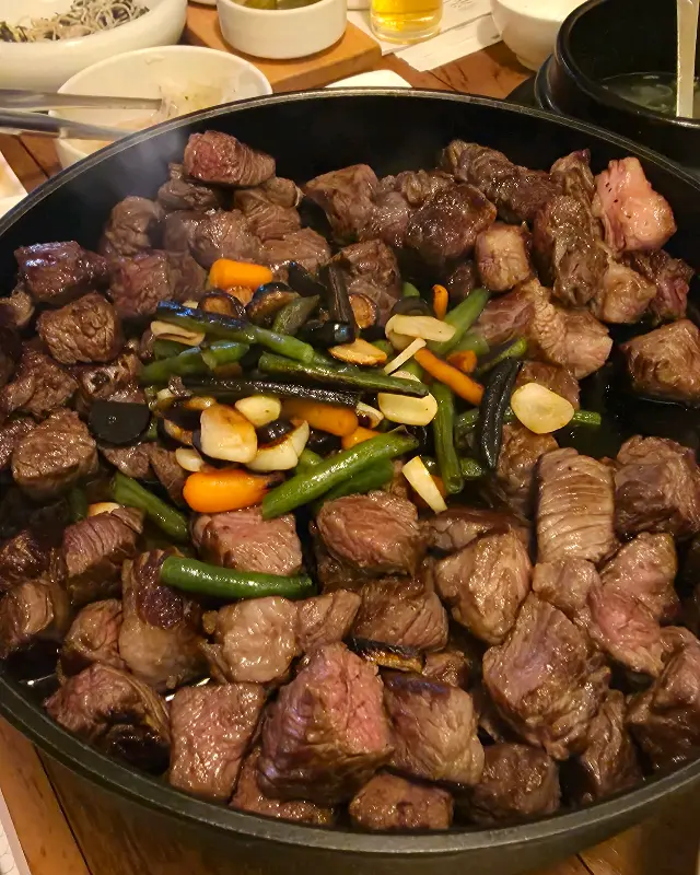 숙성 한우 구이