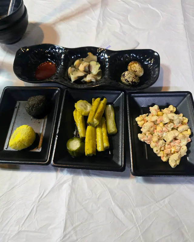 밑반찬 클로즈업