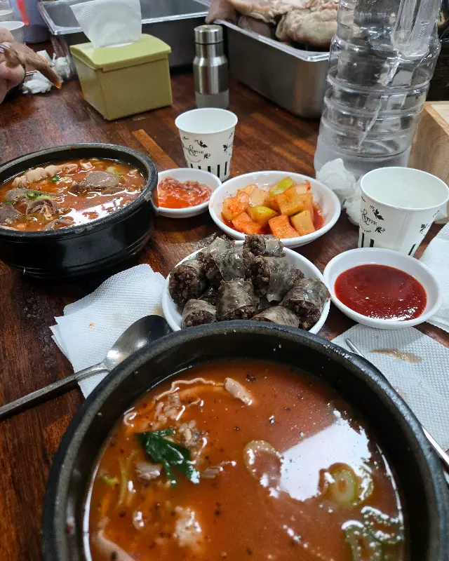 순대와 순대국밥