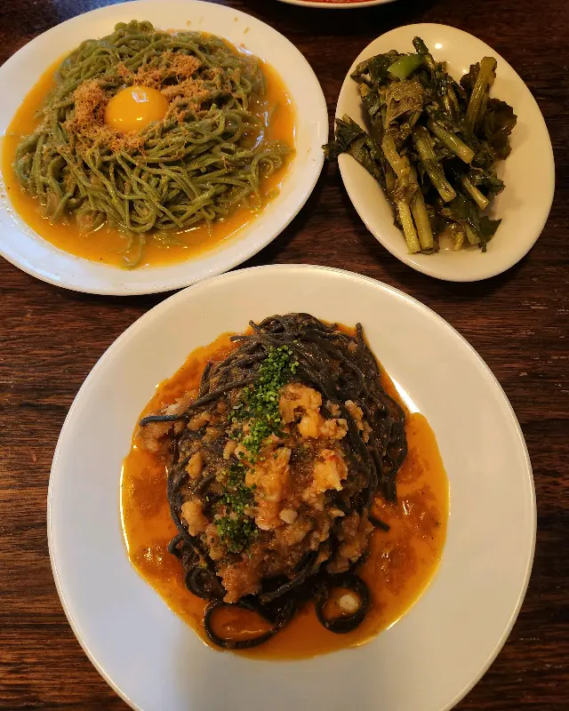 다양한 파스타 메뉴