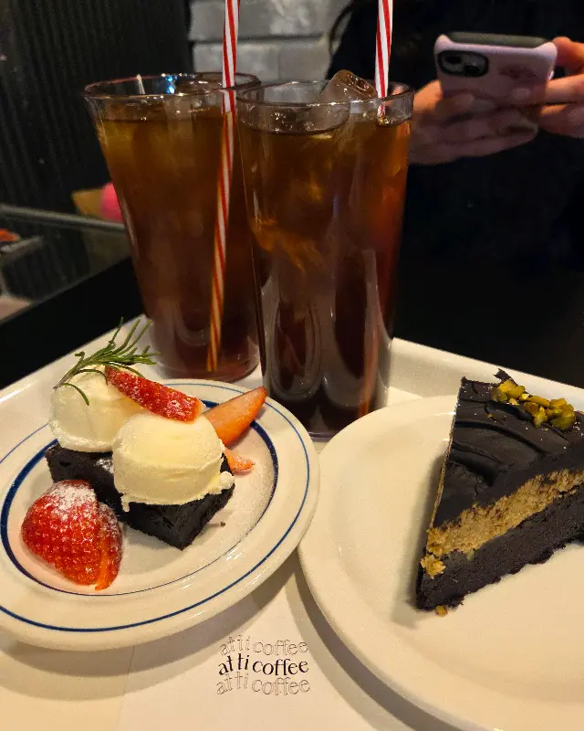 브라우니와 아이스크림