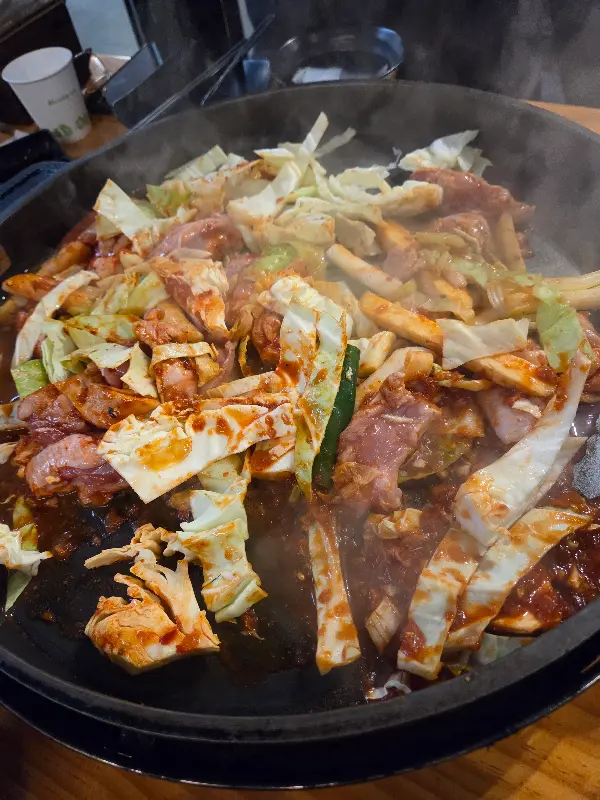 시원한 물막국수