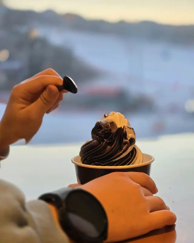 반반 아이스크림 근접샷