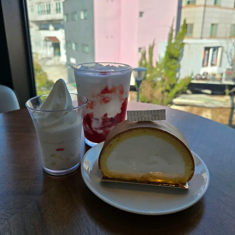 아이스크림, 롤케이크