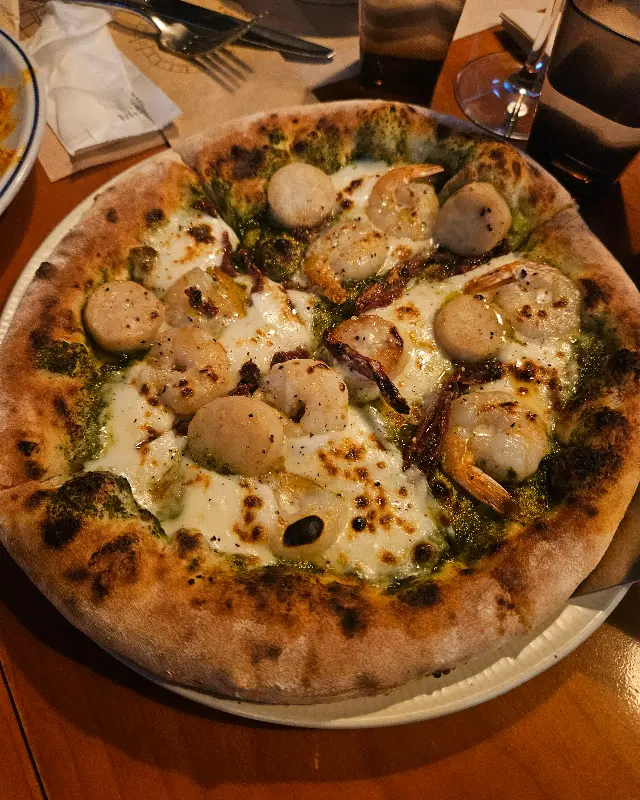 감베로니 디 베르데 피자