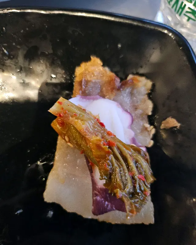 문어 삼합