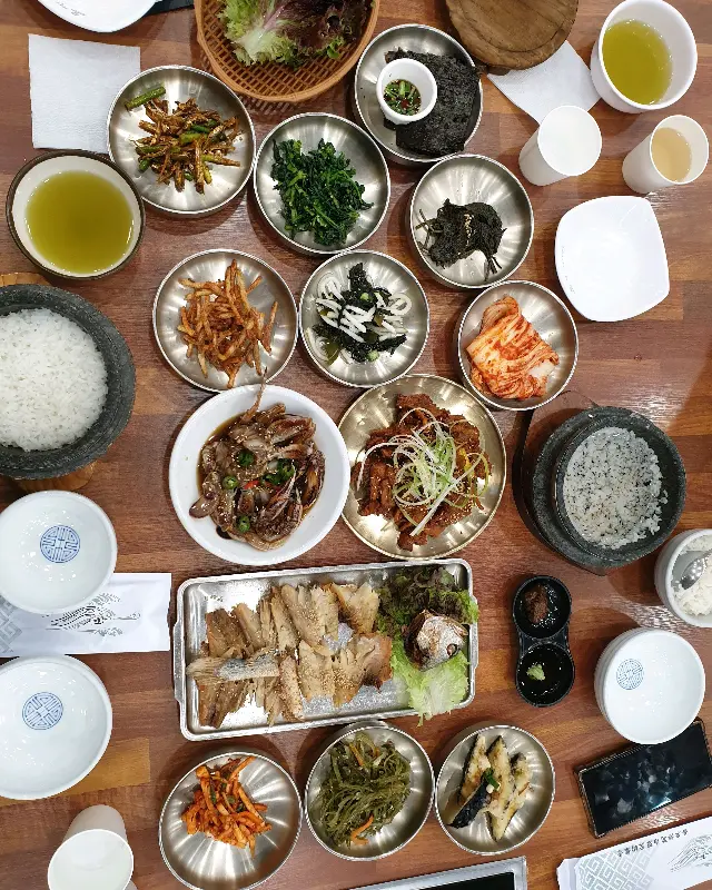 푸짐한 상차림