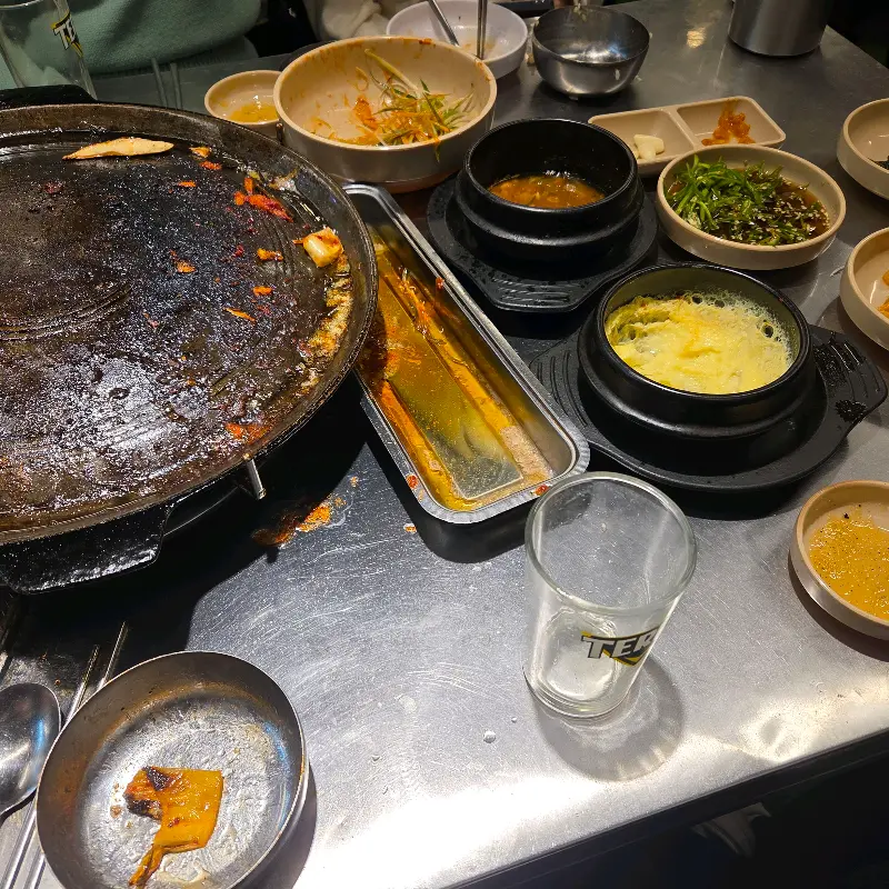 푸짐한 기본 상차림