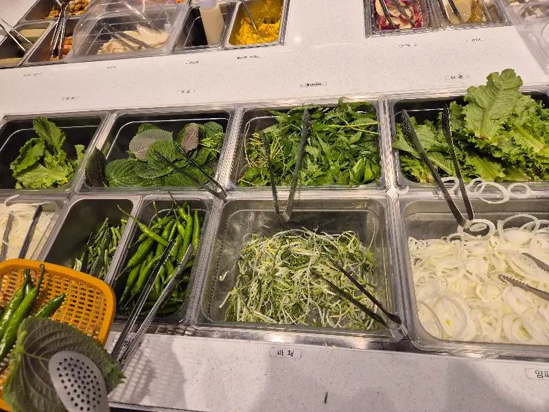 싱싱한 야채 코너