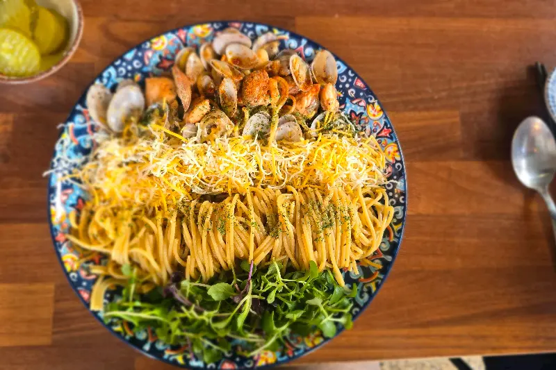 매콤한 우삼겹 파스타