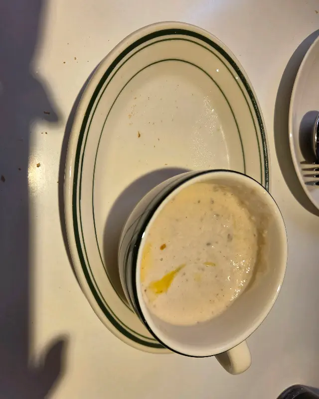 따뜻한 양송이 스프