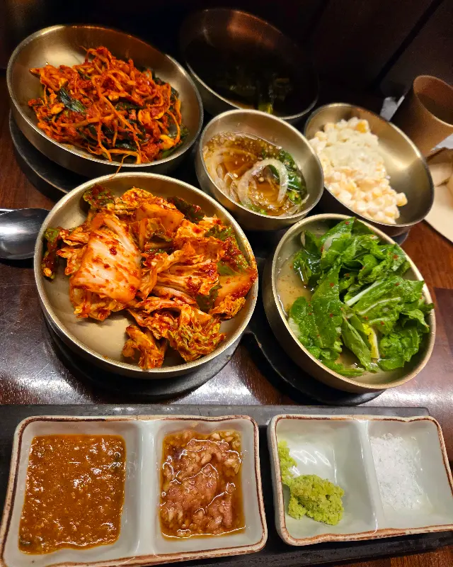 신선한 쌈 채소