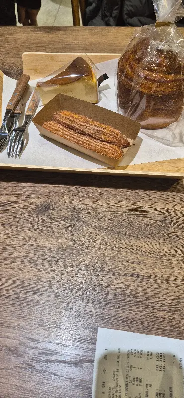 포장된 빵들의 모습