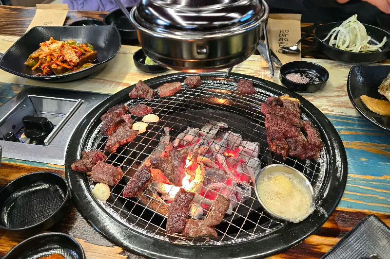 맛있게 구워진 소고기