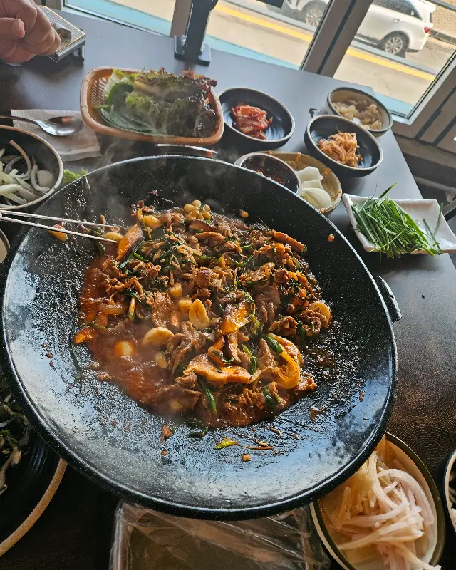 마산 본오리 오리불고기 볶음밥