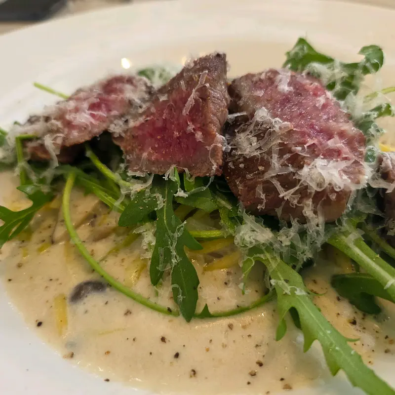 스테이크 파스타