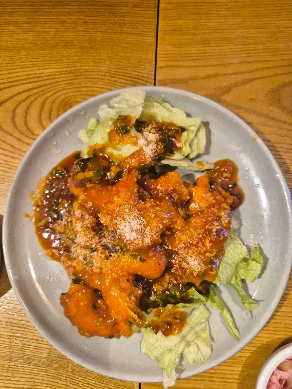 링링에서 맛본 칠리새우