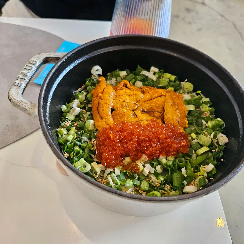 금태솥밥의 아름다운 자태