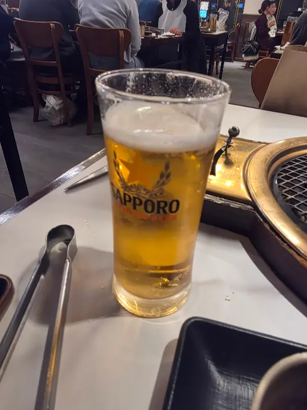 시원한 맥주 한 잔