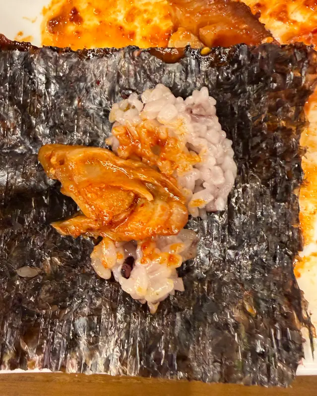 김에 싸 먹는 코다리조림