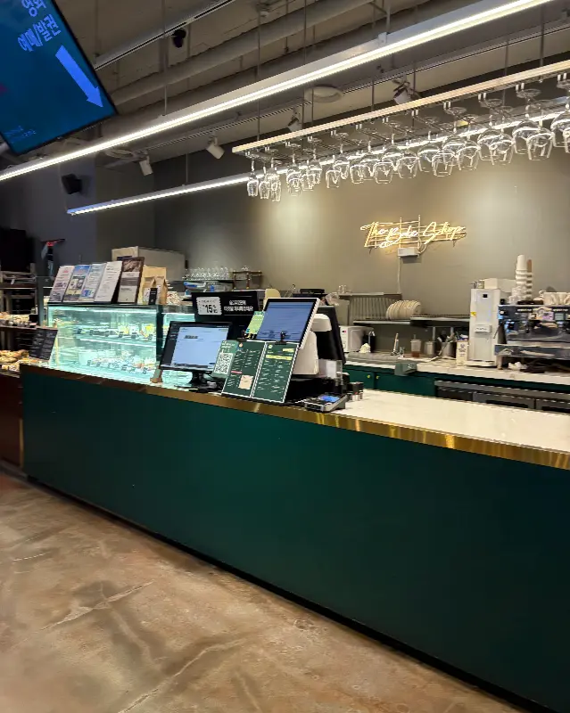 더숲 내부 카운터